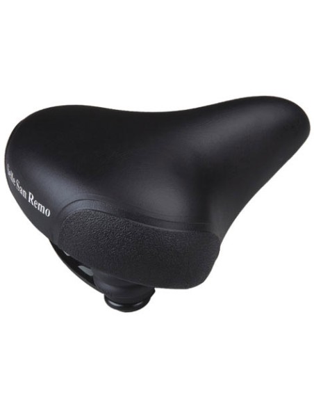 Fahrradsattel Marwi Citybike Unisex mit Eckenschutz - Schwarz