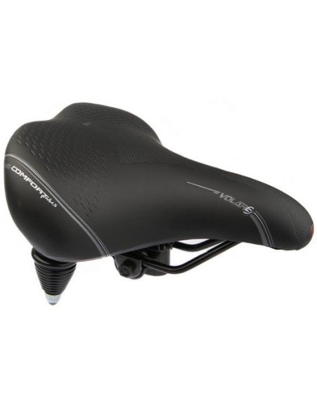Fahrradsattel Selle Bassano Volare XXL Cruiser - Schwarz