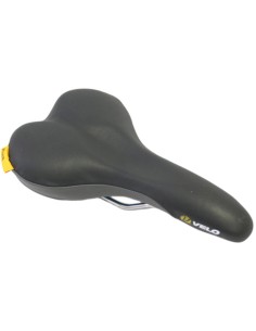 Fahrradsattel Velo Plush D2 Herren - Schwarz/Grau