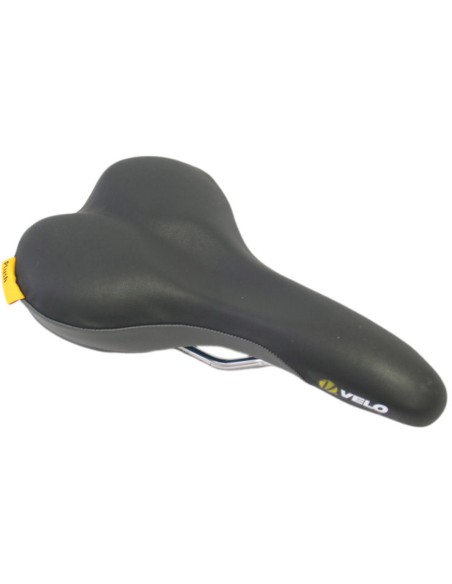 Fahrradsattel Velo Plush D2 Herren - Schwarz/Grau