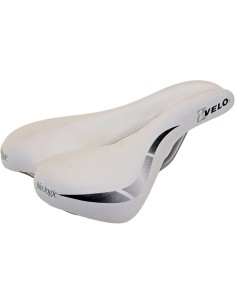 Fahrradsattel Velo WideChannel - Weiß