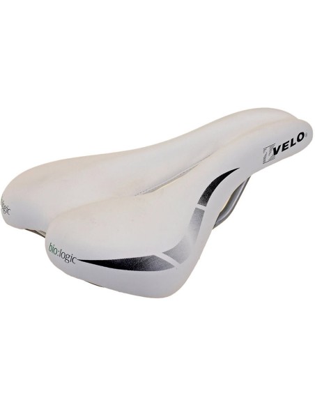 Fahrradsattel Velo WideChannel - Weiß