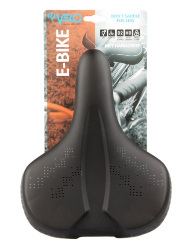 E-Bike Sattel Velo Comfort - Vakuum mit O-Zone und Griff