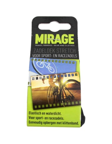 Satteldecke Mirage Sport / Race aus Stretch-Nylon   Schwarz