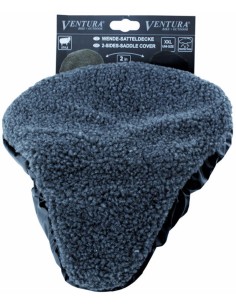 Satteldecke M-Wave Grauer Schaffell / Schwarzes Kunstleder (Beide Seiten Brauchbar)