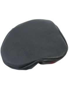 Satteldecke aus Skai-Leder für Rocksattel mit Punkt - Schwarz