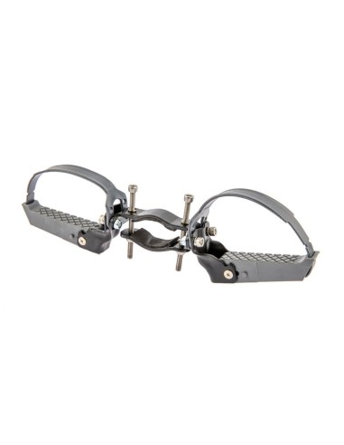 Fußrasten Mirage mit Gummiband inkl. Rahmenrohrschelle