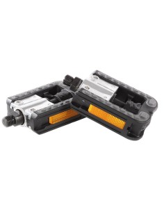 VP Faltpedal 9/16  Mirage VP-113 Rutschfest und Reflektoren