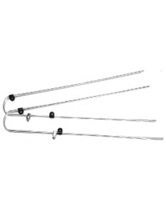 Sicherheits-Strebenbefestigung 28" Mirage Alu 5mm 45mm mit Befestigungsmaterial
