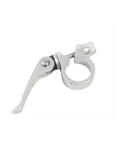 Sattelstützenklemme Ergotec SCQ-080 ø28.6 mm Aluminium mit Schnellverschluss - Silber
