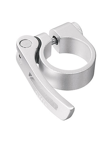 Sattelstützenklemme Ergotec SCQ-080 ø28.6 mm Aluminium mit Schnellverschluss - Silber