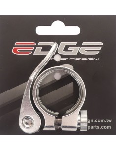 Sattelstützeklemme ø31.8 mm Edge Aluminium mit Schnellverschluss - Silber