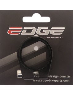 Sattelstützeklemme ø34.9 mm Edge Aluminium mit Innensechskantschraube - Schwarz