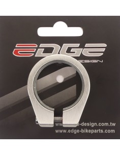 Sattelstützeklemme ø34.9 mm Edge Aluminium mit Innensechskantschraube - Silber