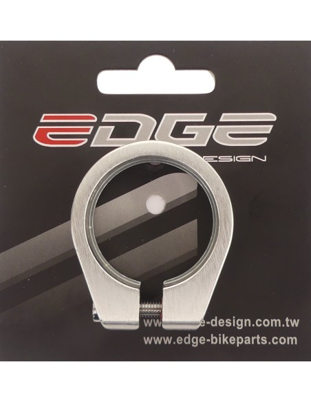 Sattelstützeklemme ø34.9 mm Edge Aluminium mit Innensechskantschraube - Silber