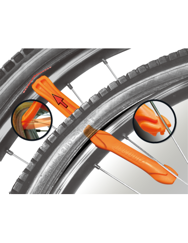 Reifenheber Satz IceToolz 64P3 (3 stück)