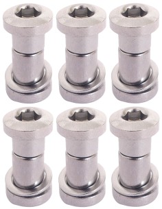 Sattelstützenbolzen Bofix 19 mm Sechskant  - Chrom (6 Stück)