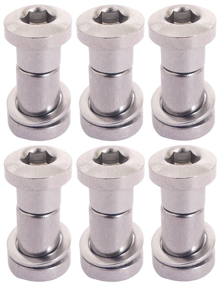 Sattelstützenbolzen Bofix 19 mm Sechskant  - Chrom (6 Stück)