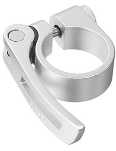 Sattelstützenklemme Ergotec SCQ-080 ø31.8 mm Aluminium mit Schnellverschluss - Silber