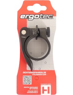 Sattelstützenklemme Ergotec SCQ-0100 ø34.9 mm Aluminium mit Schnellverschluss - Schwarz