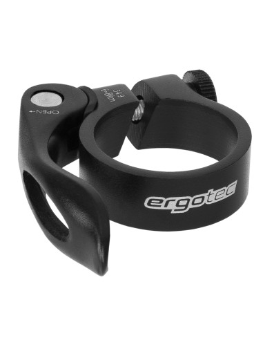 Sattelstützenklemme Ergotec SCQ-0100 ø34.9 mm Aluminium mit Schnellverschluss - Schwarz