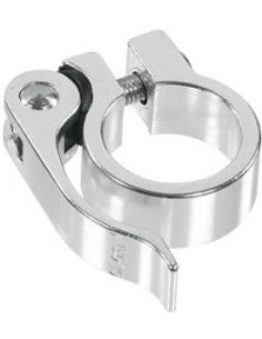 Sattelstützenklemme Ergotec SCQ-030 ø34,9 mm Aluminium mit Schnellverschluss - Silber