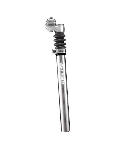 Teleskopische Federsattelstütze Ergotec Glide ø27.2 mm / 350 mm - Silber