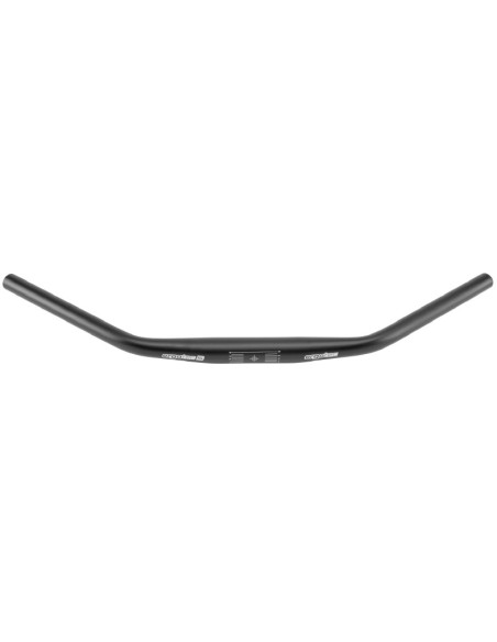 Lenker Ergotec Ladytown ø31.8 mm x 620 mm Höhe: 16mm - Schwarz Sandgestrahlt