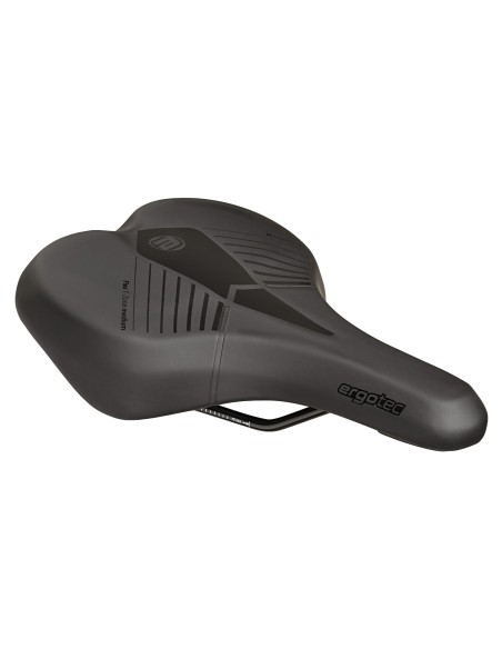 Fahrradsattel Ergotec Comfort M 265 x 190mm Soft - Schwarz
