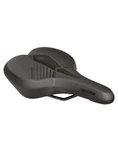 Fahrradsattel Ergotec Comfort Plus 260 x 218 mm Soft - Schwarz