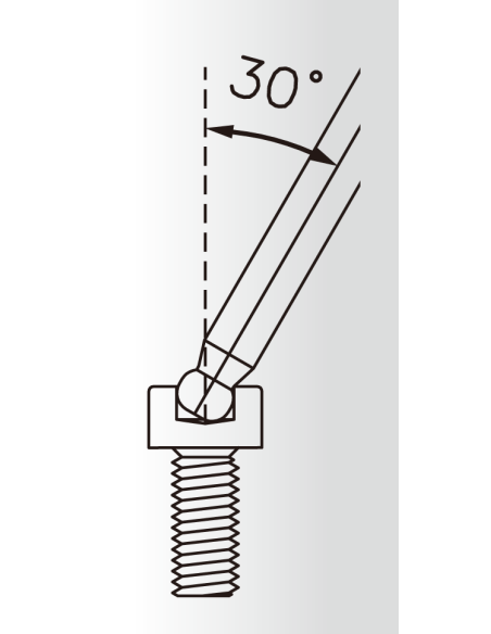 Twin-Kopf Schlüssel Icetoolz 7M60  6,0mm Innensechskantschlüssel