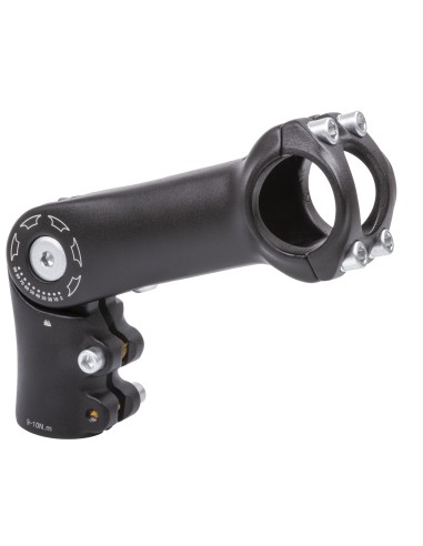 Lenkervorbau M-Wave einstellbar ST-C2.1 - 110mm ahead 1 1/8" ø31.8mm - Schwarz