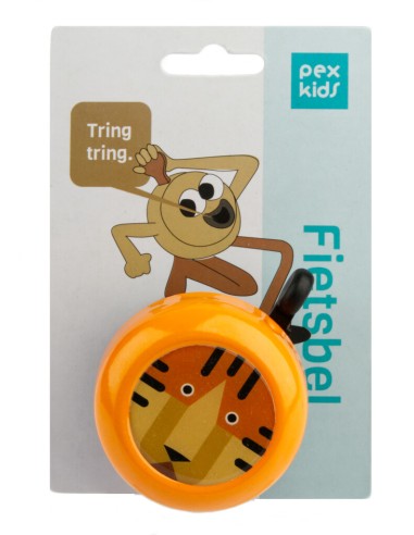 Fahrradklingel PexKids Tiger - Gelb