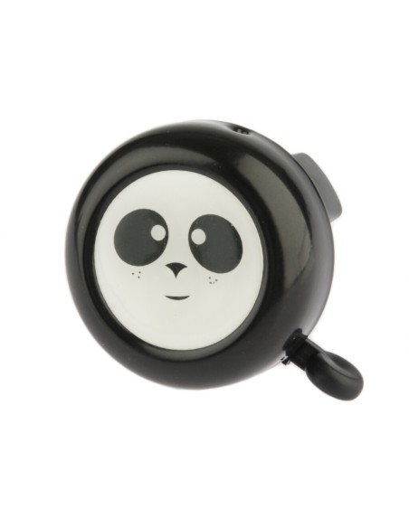 Fahrradklingel PexKids Panda - Schwarz/Weiß