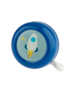 Fahrradklingel PexKids Rocket - Blau/Weiß