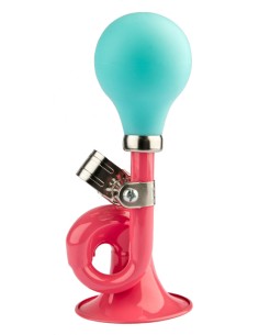 Fahrradhupe Locken PexKids - Rosa mit grüner Kugel