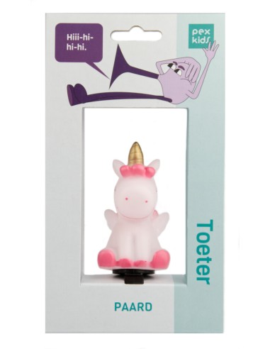 Fahrradhupe PexKids Pferd - Weiß