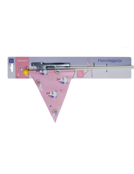 Sicherheitsfahne Pexkids Unicorn   rosa mit Einhornaufdruck