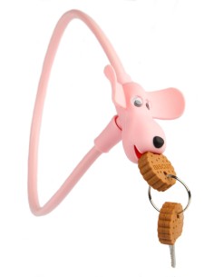 Silikon-Fahrradschloß PexKids Flappie 10 x 58 cm   Rosa