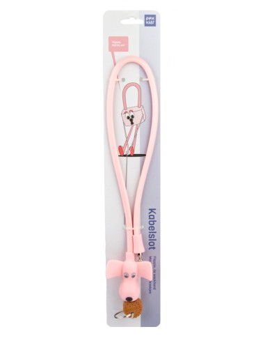 Silikon-Fahrradschloß PexKids Flappie 10 x 58 cm   Rosa