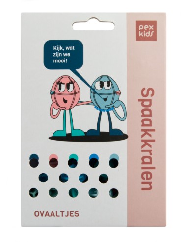 Fahrrad-Speichenperlen PexKids "Kugeln  6-farbig sortiert (30 Stück auf Karte)