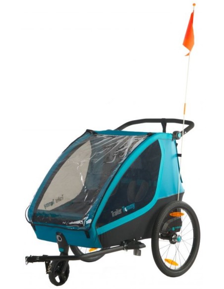 Kinderanhänger Mirage Tommy - aluminum frame