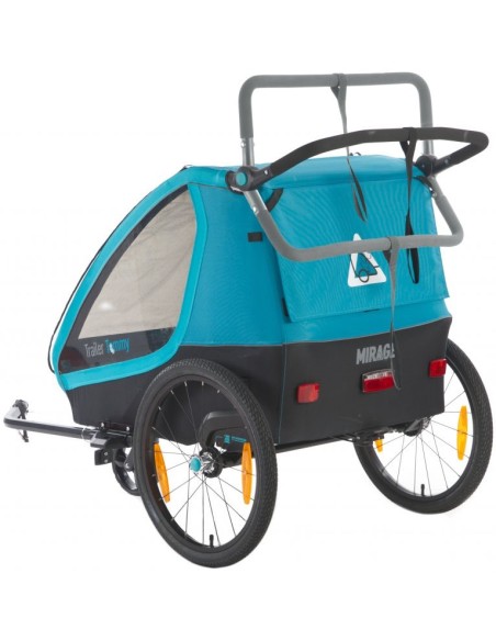 Kinderanhänger Mirage Tommy - aluminum frame