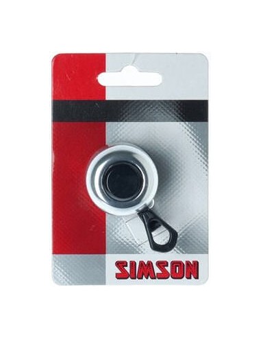 Fahrradklingel Simson Compact - Silber