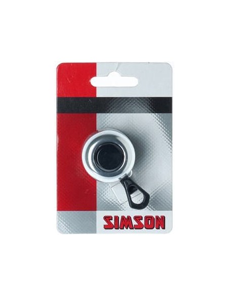 Fahrradklingel Simson Compact - Silber