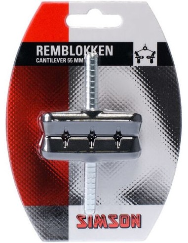 Simson Bremsschuhe Satz für Cantilever 55mm