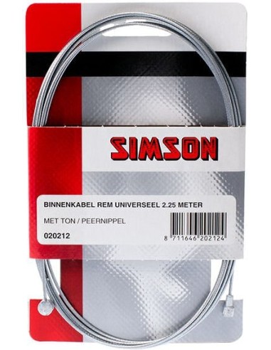 Bremszug Innen Simson mit 2 Nippel - Universell