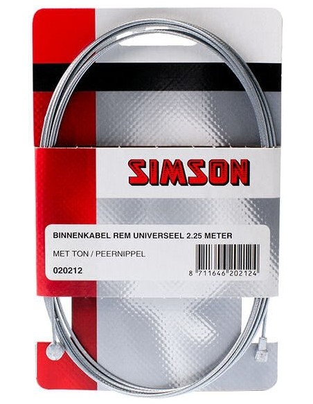 Bremszug Innen Simson mit 2 Nippel - Universell