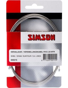 Schaltzug Simson - Edelstahl
