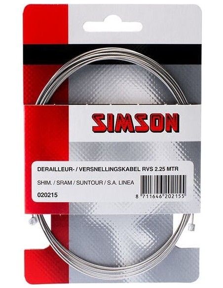 Schaltzug Simson - Edelstahl